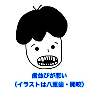 難波　歯列矯正　正中線