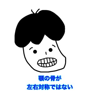 難波　歯列矯正　正中線